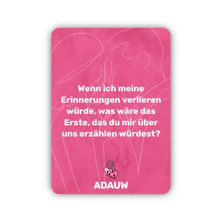 ADAUW- Deeptalk für Paare