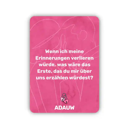 ADAUW- Deeptalk für Paare