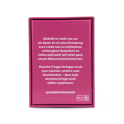 ADAUW- Deeptalk für Paare